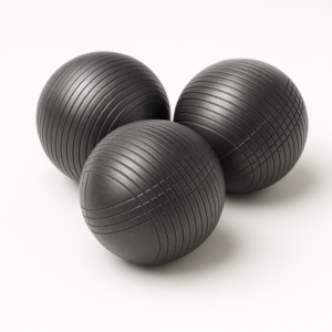 Triplette MS Pétanque striée — 73 mm / 690 g