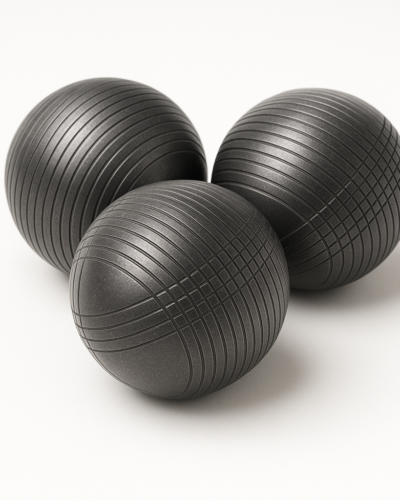 Triplette MS Pétanque striée — 73 mm / 690 g