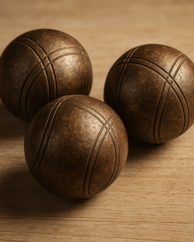 Triplette La Boule Bleue vintage bronze — 72 mm